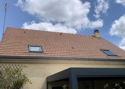 Après traitement hydrofuge de la toiture