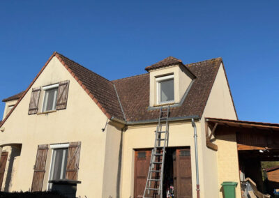 Toiture avant sa réfection